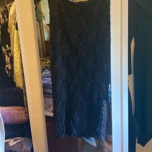 Ann Ferriday black pencil skirt